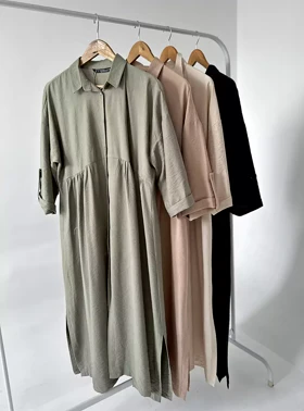 مانتو پیراهنی کد SG002 برند ردا