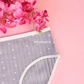 شورت نخی زنانه توت فرنگی خرگوشی آبی