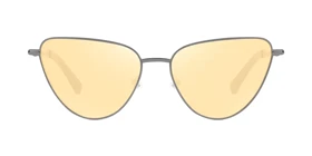 عینک آفتابی هاکرز مدل Gun Metal Yellow Rounded Lulita