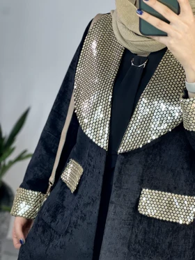 کت مزونی سوزندوزی