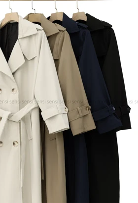 بارانی بلند6دکمه آستر دار@کد1004761