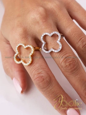 انگشتر نگین‌دار ون کلیف Van Cleed کد R4115