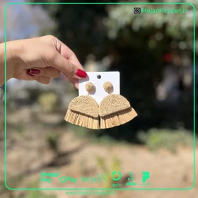 گوشواره حصیری بهار و تابستان کد gh161