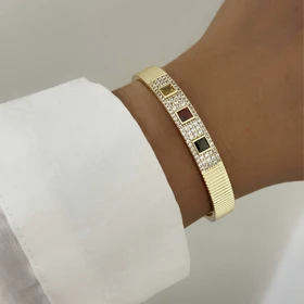 بنگل زنانه نگینی کد 851