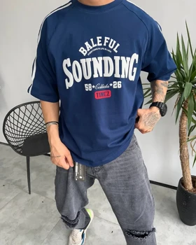 تیشرت یقه گرد SOUNDINGS رنگ سرمه ای