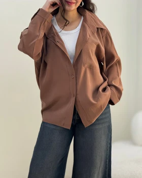 شومیز سیلک ساده هدی