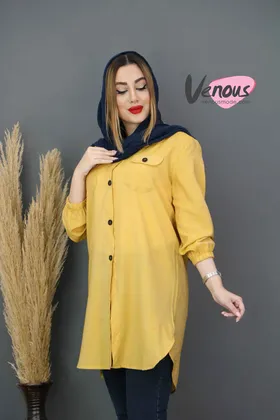 مانتو جلوبسته دوجیب