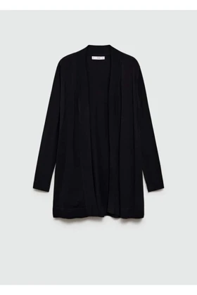 ژاکت کش باف پشمی زنانه اورجینال منگو mango