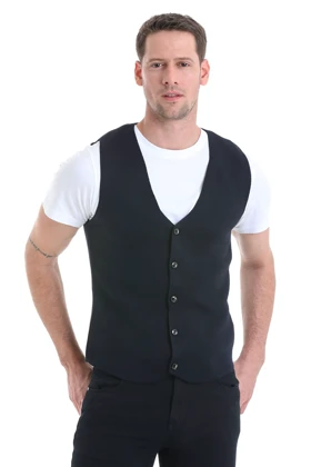 ژاکت کش باف پشمی مردانه hatemoglu