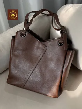 کیف دوشی زنانه جا دسته حلقه‌ای کد: 9137