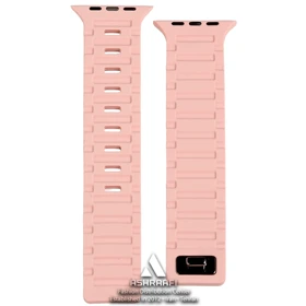 بند سیلیکونی صورتی ساعت هوشمند Smart Watch Strap P1