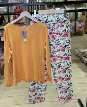 بلوز و شلوار سایز بزرگ نخ پنبه سکسن کد40822