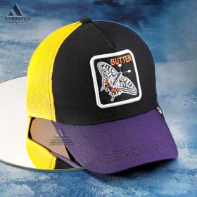کلاه گورین طرح پروانه Trucker Cap HA88