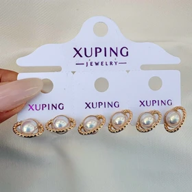 گوشواره ماه کهکشانی مرواریدی ژوپینگ