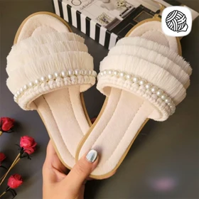 صندل مکرومه بافی مدل پریناز
