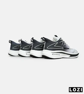 کفش کتانی مردانه سفید خاکستری NIKE zoom X