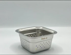 تفاله گیر استیل مربع سینک یونیک / Unique