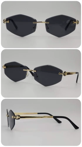 عینک آفتابی زنانه بولگاری Bvlgari ضد اشعه UV400 ایتالیایی (مشکی1)