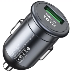 شارژر فندکی توتو TOTUمدل DCCQ-007 توان 18 وات یو اس بی