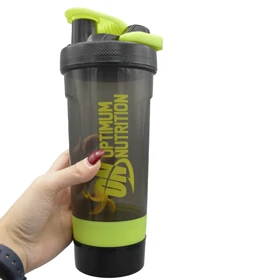 شیکر ورزشی سه تیکه اوپتیموم نوتریشن مدل Kia دودی درب ضامنی ظرفیت 0.7 لیتر