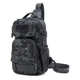 کیف کراس بادی تاکتیکال MOLLE8 (مشکی چریکی)