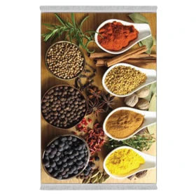 فرشینه از جنس پارچه هازان مخمل ترک طرح آشپزخانه برند دفه کد DHU86