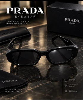 عینک آفتابی زنانه مدل prada