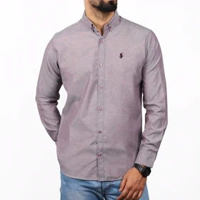 پیراهن آستین بلند ساده مردانه مدل 61029106