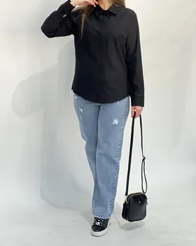 شومیز ساده کتان