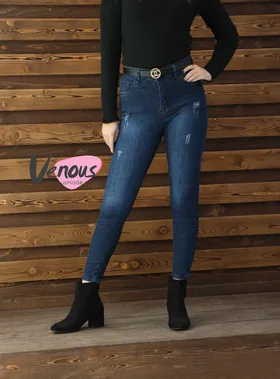 شلوار جین آبی تیره
