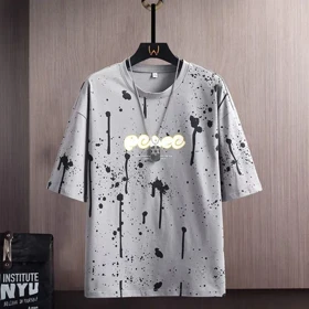 تیشرت لش طرح دار