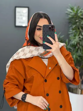 مانتو لینن آستین گت دار ده دکمه