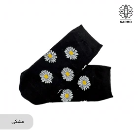 جوراب طرح بابونه مچی