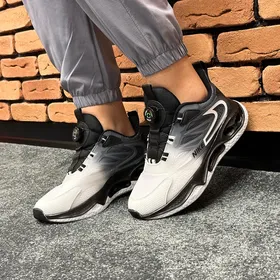 کتانی اسپرت مردانه مدل نایک دیسکی رنگ مشکی طوسی کد 2600