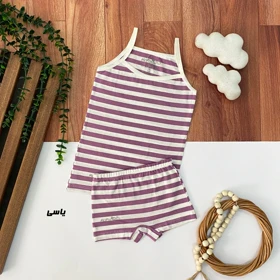 لباس زیر راه راه دخترانه 6تا14سال