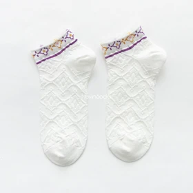 جوراب مچی طرح Flower2