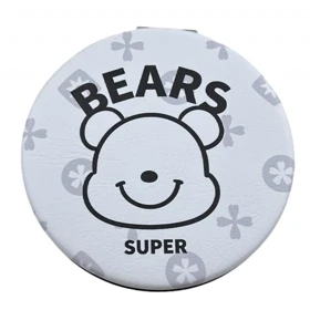 آینه جیبی تاشو با طرح خرس مهربون، همراه همیشگی شما