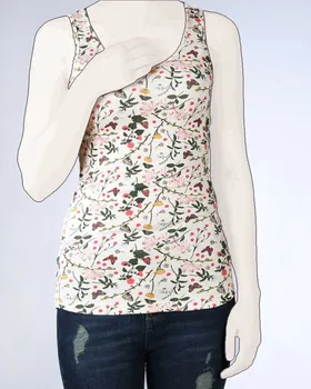 تاپ گل‌دار زنانه کشی