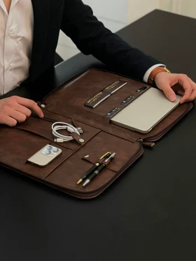 کیف کلاچ Venetto قهوه ای کارلوتی کدb116