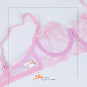 ست کاپ سی گل‌دار صورتی فنردار برند بارون