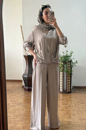 شومیز شلوار ضربدری