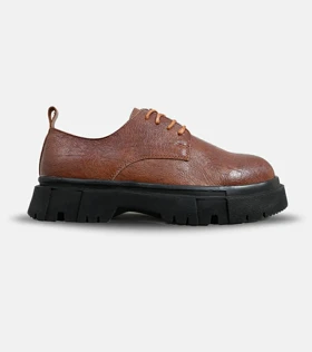 کفش کتانی مردانه قهوه ای BERSHKA