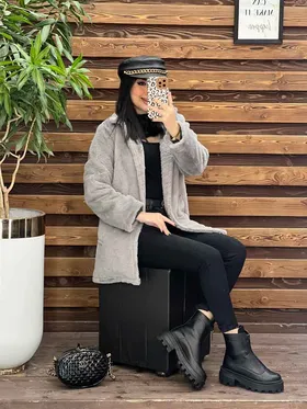 پالتو پوست یقه انگلیسی