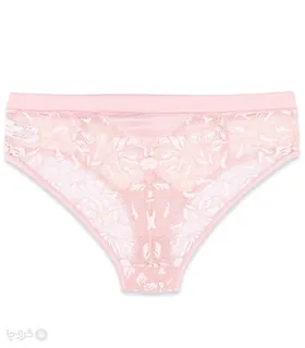 شورت زنانه اسلیپ ساتن و دانتل Neev نیو کد Peony 855 صورتی روشن