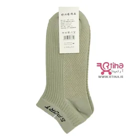 مدل جوراب زنانه جدید رنگ سبز (طرح دار-کبریتی)
