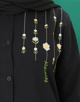 مانتو مشکی محرمی