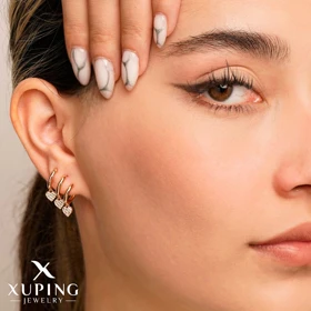 گوشواره سه‌لاین قلبی ژوپینگ