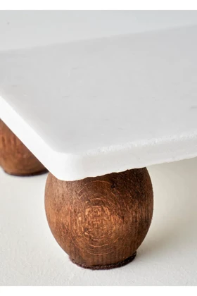 ظرف ارائه Bella Maison مدل Olmo مرمر - طبیعی