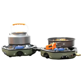 اجاق گاز کمپینگ تاشو دو شعله GREEN LION Twin Flame Foldable