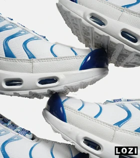 کفش کتانی مردانه و زنانه سفید آبی NIKE AirMax Plus TN Ultra